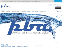 Tablet Screenshot of preferredbathinc.com
